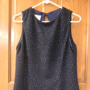 Navy blue sparkly dress